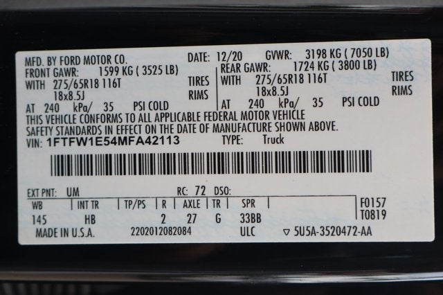 2021 Ford F-150 Lariat
