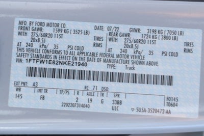 2022 Ford F-150 XLT