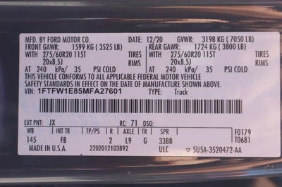 2021 Ford F-150 XLT
