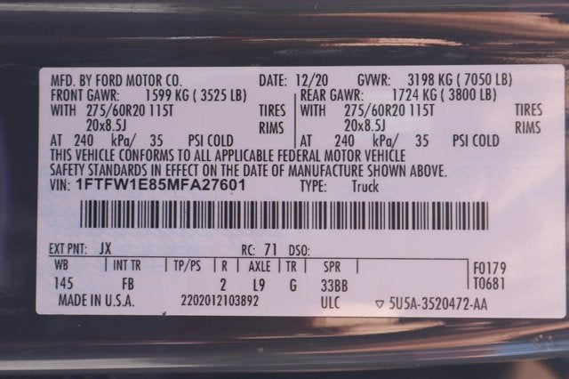 2021 Ford F-150 XLT
