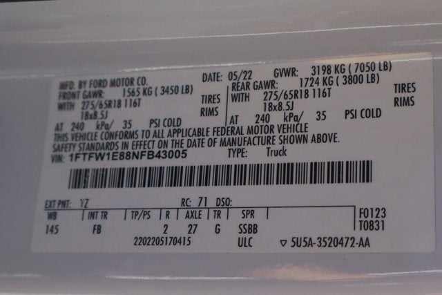 2022 Ford F-150 XLT