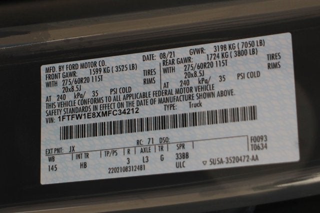 2021 Ford F-150 Lariat