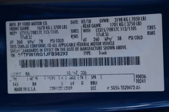 2018 Ford F-150 Raptor