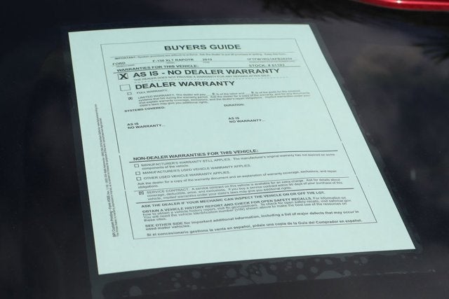 2019 Ford F-150 Raptor