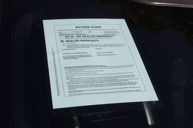 2020 Ford F-150 Raptor