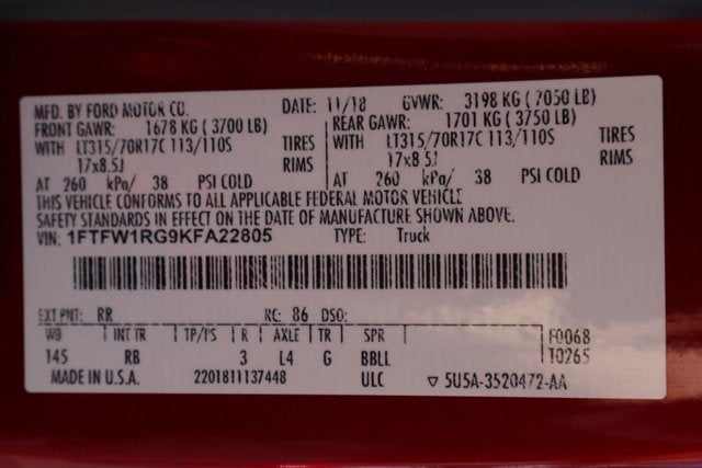 2019 Ford F-150 Raptor