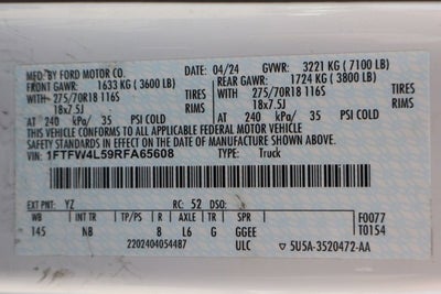 2024 Ford F-150 Tremor