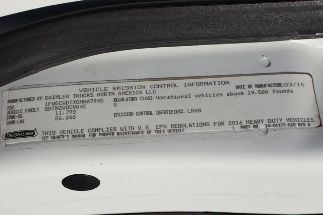 2016 Freightliner M2 106 MD