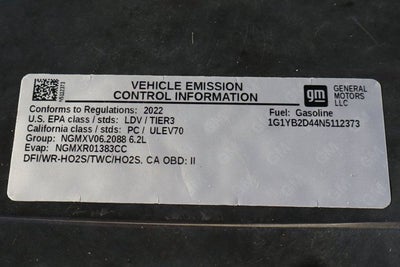 2022 Chevrolet Corvette Stingray