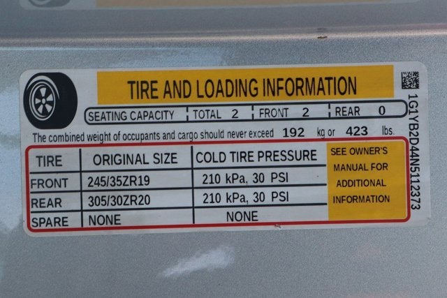 2022 Chevrolet Corvette Stingray