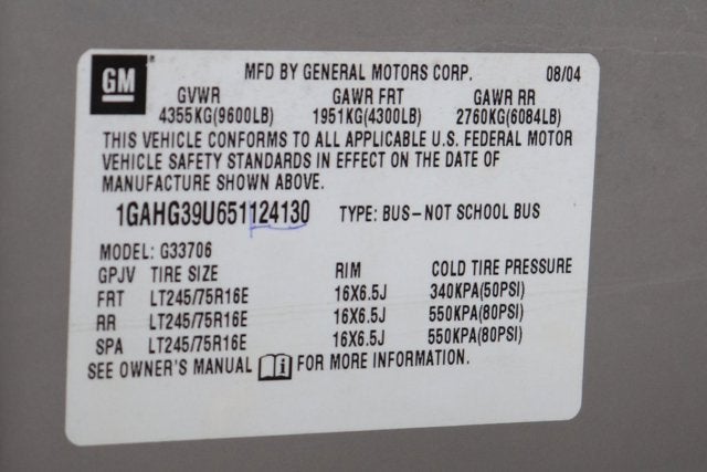 2005 Chevrolet Express Van G3500 Base