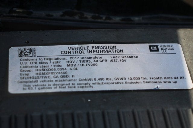 2017 Chevrolet Silverado 2500HD Work Truck