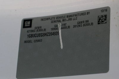 2017 Chevrolet Silverado 2500HD Work Truck