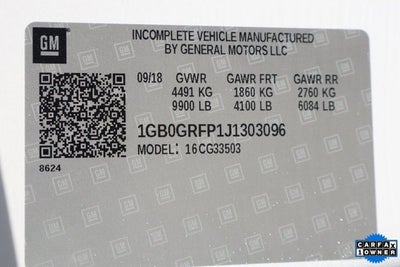 2018 Chevrolet Express 3500 Work Van