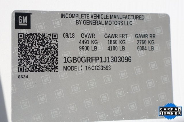 2018 Chevrolet Express 3500 Work Van