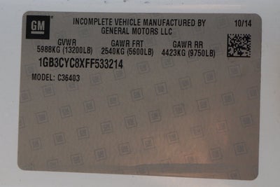 2015 Chevrolet Silverado 3500HD Work Truck
