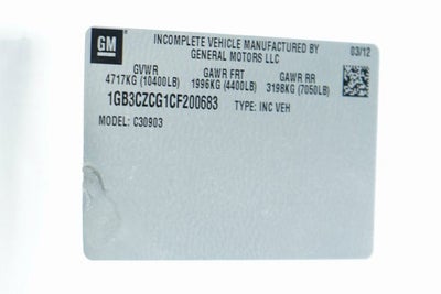 2012 Chevrolet Silverado 3500HD Work Truck