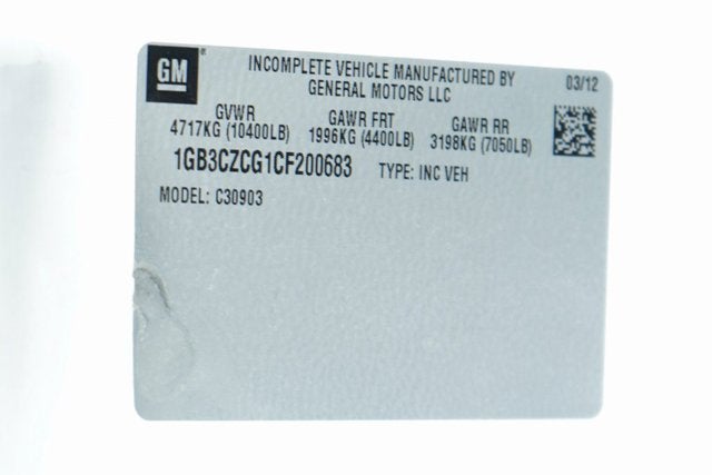 2012 Chevrolet Silverado 3500HD Work Truck