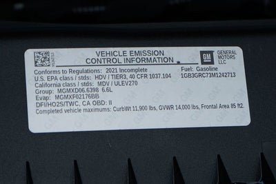 2021 Chevrolet Express 3500 Work Van