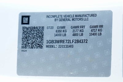 2020 Chevrolet Silverado 3500HD Work Truck