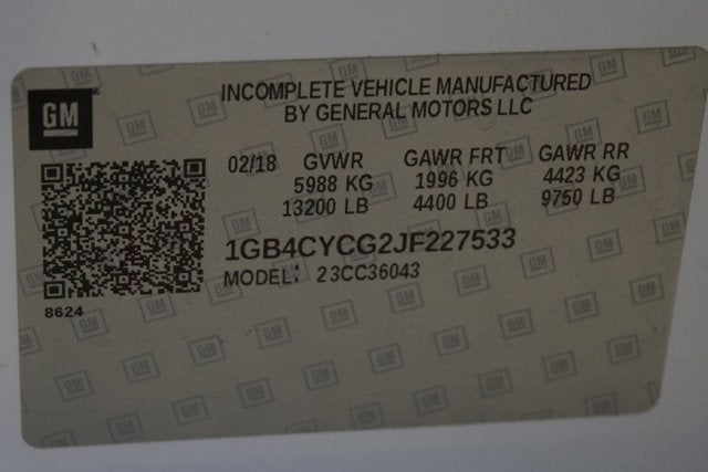 2018 Chevrolet Silverado 3500HD Work Truck