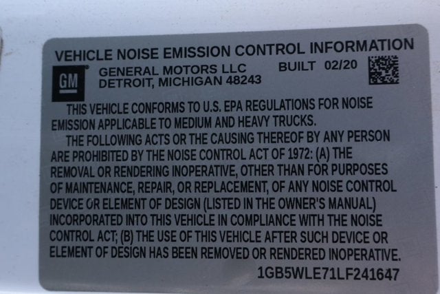 2020 Chevrolet Silverado 2500HD Work Truck