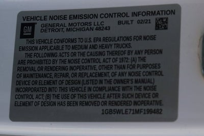 2021 Chevrolet Silverado 2500HD Work Truck