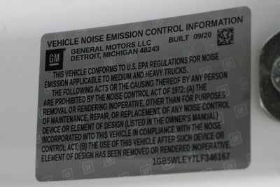 2020 Chevrolet Silverado 2500HD Work Truck