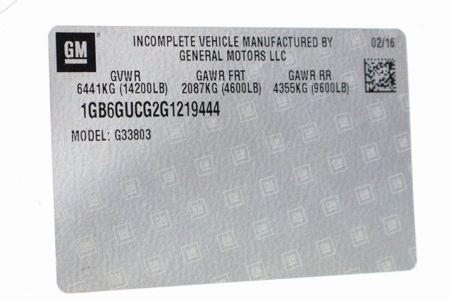 2016 Chevrolet Express 4500 Base