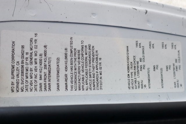 2016 Chevrolet Express 4500 Base