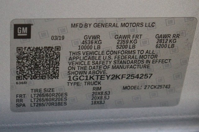 2019 Chevrolet Silverado 2500HD LTZ