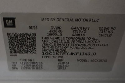 2019 Chevrolet Silverado 2500HD LTZ