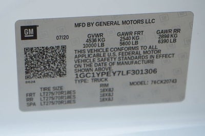 2020 Chevrolet Silverado 2500HD LTZ