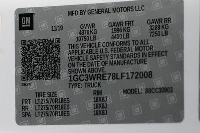 2020 Chevrolet Silverado 3500HD Work Truck