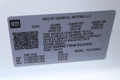 2022 Chevrolet Silverado 3500HD Work Truck