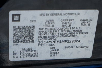 2021 Chevrolet Silverado 2500HD LTZ