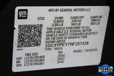 2022 Chevrolet Silverado 2500HD LTZ