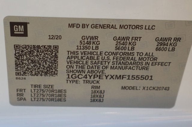 2021 Chevrolet Silverado 2500HD LTZ