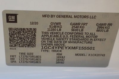 2021 Chevrolet Silverado 2500HD LTZ