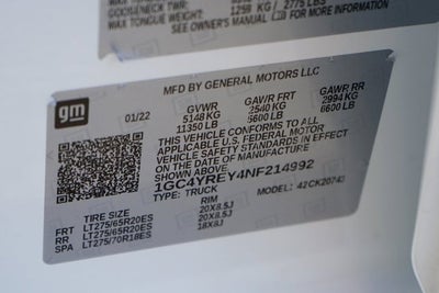 2022 Chevrolet Silverado 2500HD High Country