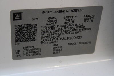 2020 Chevrolet Silverado 3500HD High Country