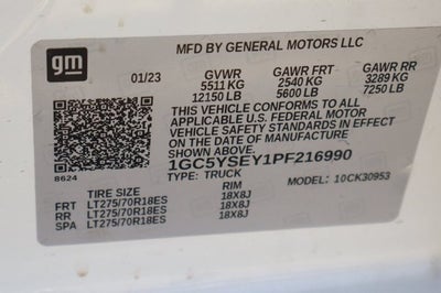 2023 Chevrolet Silverado 3500HD Work Truck