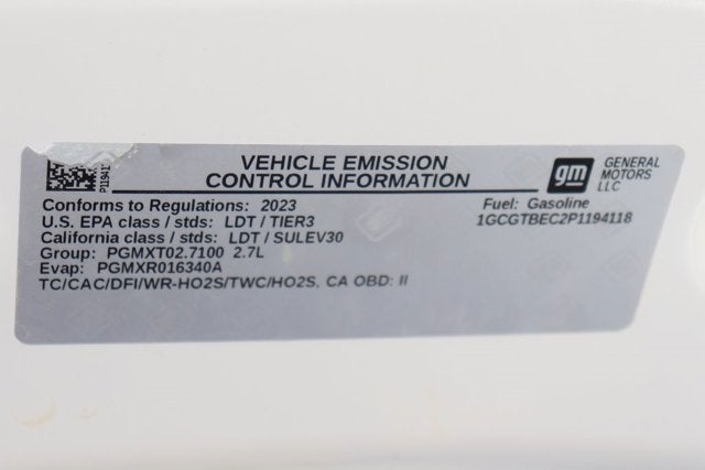 2023 Chevrolet Colorado Work Truck