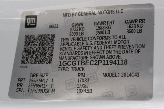 2023 Chevrolet Colorado Work Truck