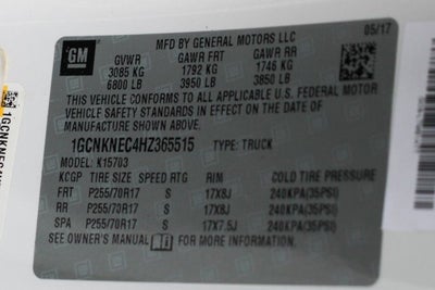 2017 Chevrolet Silverado 1500 LS