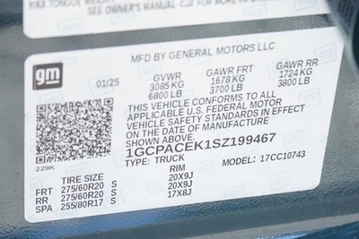 2025 Chevrolet Silverado 1500 LT