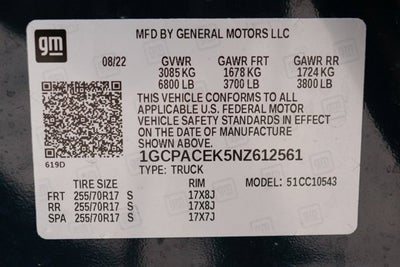 2022 Chevrolet Silverado 1500 LT