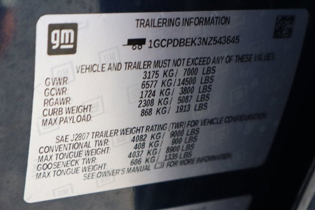 2022 Chevrolet Silverado 1500 Custom