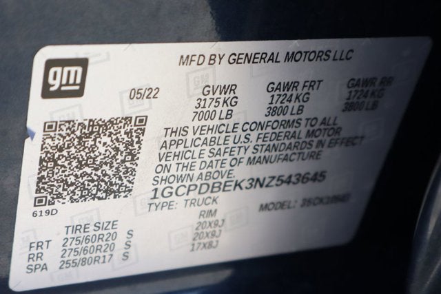 2022 Chevrolet Silverado 1500 Custom