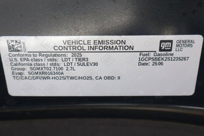 2025 Chevrolet Colorado Work Truck